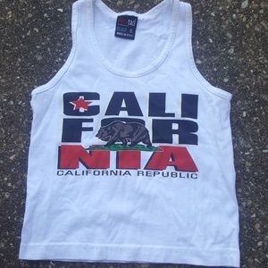 California Republic Bear Cali Youth S Tank Top